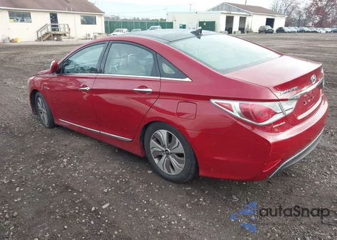 2013 Hyundai Sonata Hybrid Limited z USA, uszkodzony, nr VIN KMHEC4A41DA066848